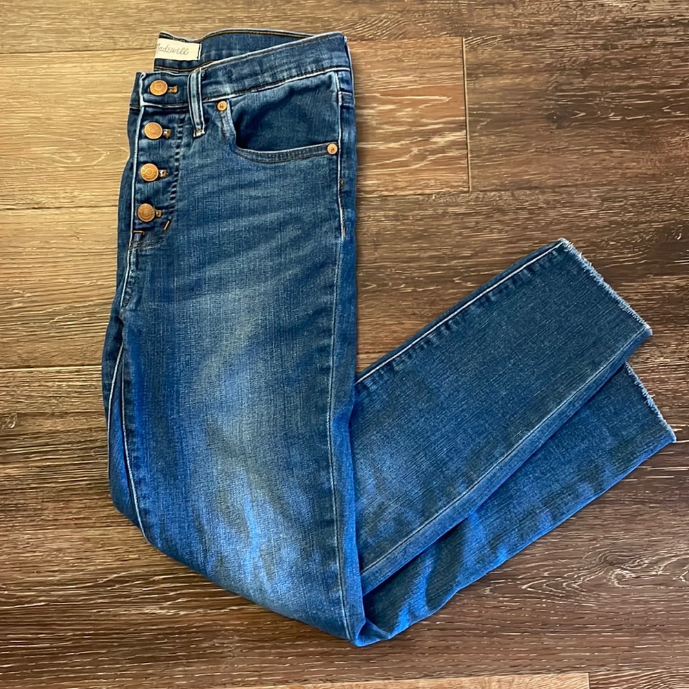 Madewell Skinny jeans blue mid-rise